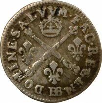France Louis XIV - 5 Sols Argent aux Insignes - 1703 BB Strasbourg