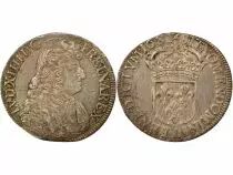 France Louis XIV - Ecu Argent, A la Cravate, 4e Buste - 1681 L Bayonne