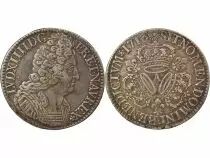 France Louis XIV - Ecu Argent, aux Trois Couronnes - 1713 A Paris