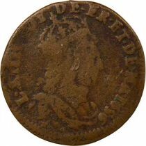 France Louis XIV - Liard au Buste Juv&eacute;nile - 1656 B * Pont de l\'Arche