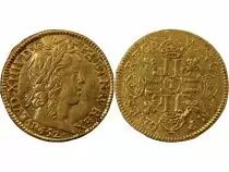 France Louis XIV - Louis D\'Or A La Mèche Longue 1652 I Limoges R4