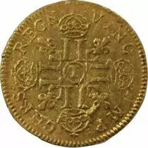 France Louis XIV - Louis D\'Or A La Mèche Longue 1652 I Limoges R4