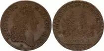 France Louis XIV - Marine Royale - Copper