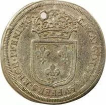 France Louis XIV - Silver Counter Token - Nuremberg, Pierced