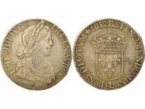 France Louis XIV - Silver Ecu with long Wick - 1652 L Bayonne