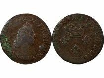 France Louis XIV? - 4 Deniers - 1696 BB Strasbourg