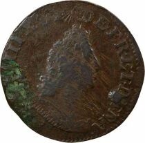 France Louis XIV? - 4 Deniers - 1696 BB Strasbourg