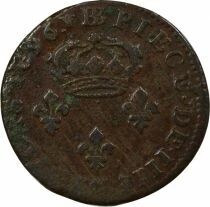 France Louis XIV? - 4 Deniers - 1696 BB Strasbourg