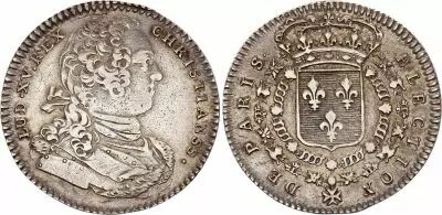 France Louis XV -  Elections de Paris - ND (1732) - Silver