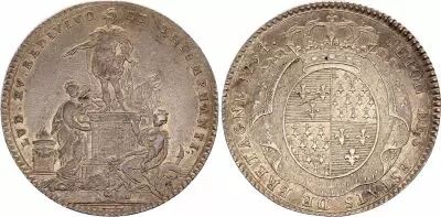 France Louis XV -  Etats de Bretagne - Rennes - 1754 - Silver