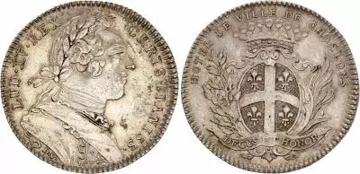 France Louis XV -  H�tel de Ville de Chalons - ND (1751) - Silver