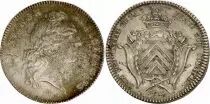 France Louis XV -  Ville et Noblesse  - La Ferté sous Jouarre - 1766 - Argent - Type La Rochefoucault