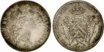 France Louis XV -  Ville et Noblesse - La Ferté sous Jouarre - 1766 - Argent - Type La Rochefoucault