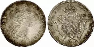France Louis XV -  Ville et Noblesse - La Fert� sous Jouarre - 1766 - Silver - Typ La Rochefoucault