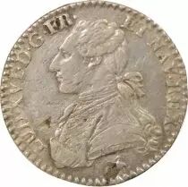 France Louis XV - 1/10 Silver Ecu, with Dressed up Bust- 1778 A Paris