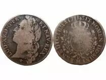 France Louis XV - 1/2 Ecu Au Bandeau 1741 H La Rochelle