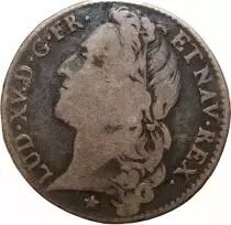 France Louis XV - 1/2 Ecu Au Bandeau 1741 H La Rochelle