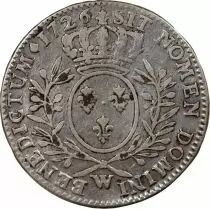 France Louis XV - 1/2 Ecu Aux Branches D\'Olivier 1726 W Lille