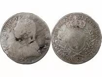 France Louis XV - 1/2 Ecu Aux Branches D\'Olivier 1729 K Bordeaux