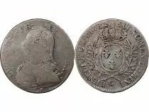 France Louis XV - 1/2 Ecu Aux Branches D\'Olivier 1732 C Caen