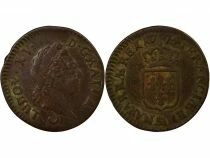 France Louis XV - 1/2 Sol &agrave; la Vieille T&ecirc;te - 1774 AA Metz