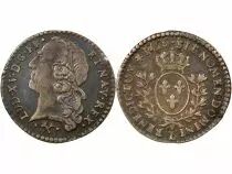 France Louis XV - 1/20 Silver Ecu, with Headband - 1766 L Bayonne