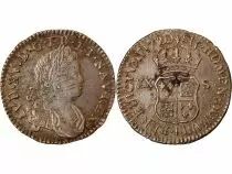 France Louis XV - 1/6 Ecu Argent France-Navarre 1720 I Limoges