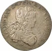 France Louis XV - 1/6 Silver Ecu, of France - 1721 M Toulouse, Reformed