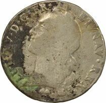 France Louis XV - Ecu Argent, au Bandeau - 1765 L Bayonne, Tr&eacute;sor des Sauvionni&egrave;res