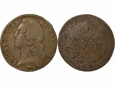 France Louis XV - Ecu Argent, au Bandeau - 1772 & Aix-en-Provence