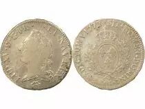 France Louis XV - Ecu Argent à la Vieille Tête - 1772 N Montpellier