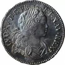 France Louis XV - Ecu De France & Navarre 1718 S Reims