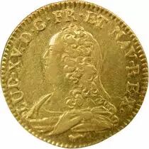 France Louis XV - Gold Louis, Dressed up Bust - 1728 A Paris
