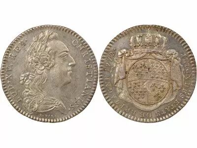 France Louis XV - Jeton Argent, Etats de Bretagne - 1772 Rennes