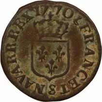 France Louis XV - Liard A La Vieille T&ecirc;te 1770 S Reims