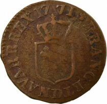 France Louis XV - Liard with Old Head - 1771 D Lyon