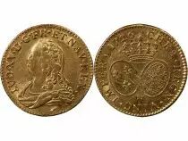 France Louis XV - Louis D\'Or Aux Lunettes 1726 W Lille