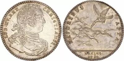 France Louis XV - Marine - Royal galleys - ND (1732) - Silver