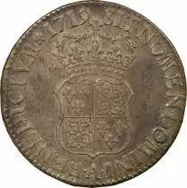 France Louis XV - Silver Ecu, of Navarre - 1719 A Paris