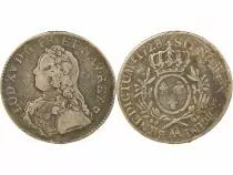 France Louis XV - Silver Ecu, with Dressed up Bust - 1728 AA Metz