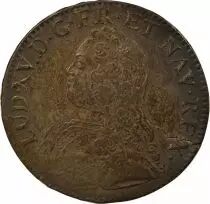 France Louis XV - Silver Ecu, with Dressed up Bust - 1738 E Tours