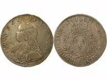 France Louis XV - Silver Ecu, with Dressed up Bust - 1741/0 L Bayonne