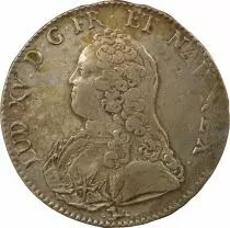 France Louis XV - Silver Ecu, with Dressed up Bust - 1741/0 L Bayonne