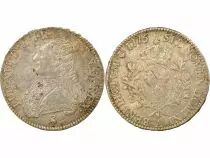 France Louis XV - Silver Ecu, with Dressed up Bust- 1775 A Paris