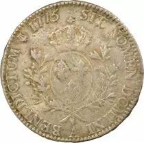 France Louis XV - Silver Ecu, with Dressed up Bust- 1775 A Paris
