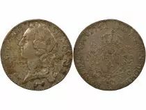 France Louis XV - Silver Ecu, with Headband - 1752 R Orléans