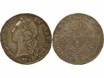 France Louis XV - Silver Ecu, with Headband - 1767 L Bayonne