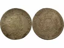France Louis XV - Silver Ecu, with Old Bust - 1773 T Nantes