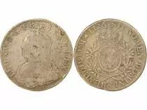 France Louis XV - Silver Ecu with Dressed up Bust - 1726 Q Perpignan