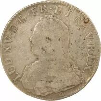 France Louis XV - Silver Ecu with Dressed up Bust - 1726 Q Perpignan